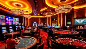 Experience thrilling games at 8daywin.live with vibrant slot machines and poker tables.