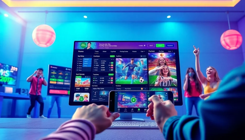 Experience vibrant online gaming at winvn88.live with engaging interfaces and excited players.